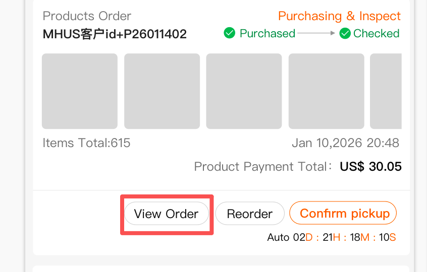Returning Items That Didn’t Pass Inspection