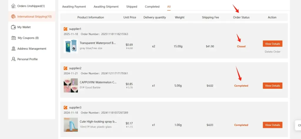 What is the sourcing service on 1688order?